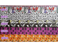 LISTONES ESTAMPADOS HALLOWEEN 7.5 CMS