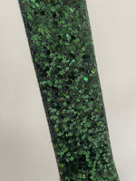 LENTEJUELA DESPEINADA VERDE PINO 7.5 CMS