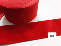 TERCIOPELO ROJO 7.5 CMS ANCHO