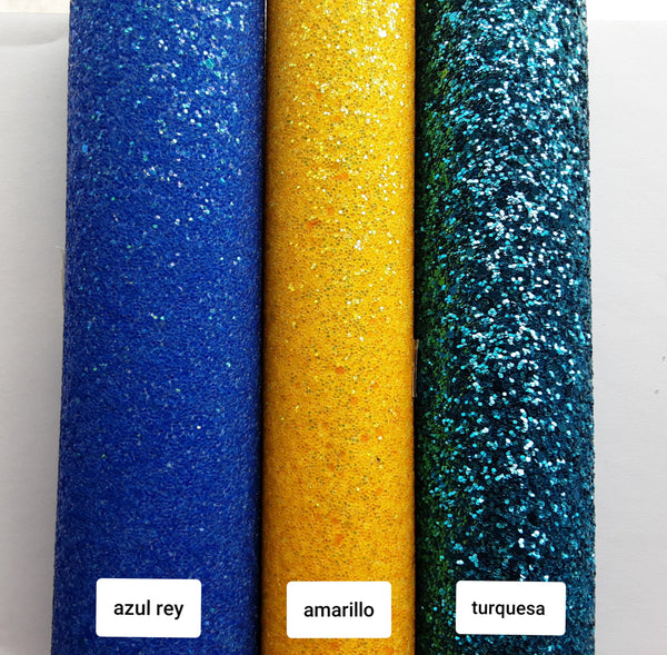 VINIL GLITTER, MIDE 25 X 34 CMS.