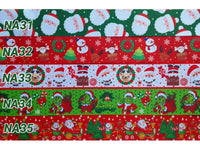 LISTONES ESTAMPADOS NAVIDEÑOS 7.5 CMS