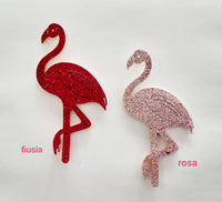 FLAMINGOS GLITTER, MIDEN 9 CMS