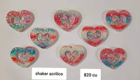 SHAKERS  GLITTER CORAZON