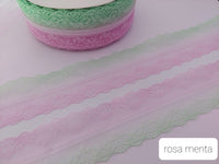 ENCAJE ROSA MENTA 4 CMS