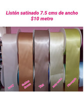 LISTON SATINADO 7.5 CM